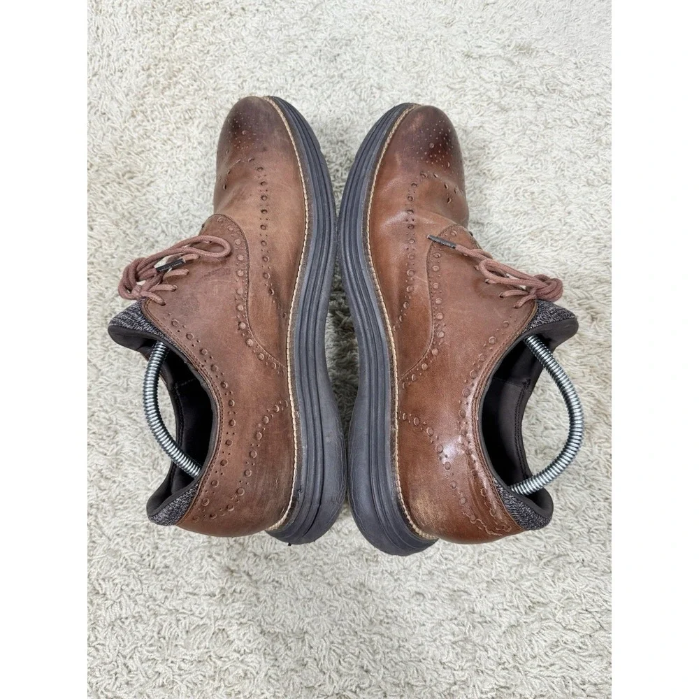 Cole Haan OriginalGrand Wingtip Oxford Mens 11M Brown Leather Dress Shoes C32062
